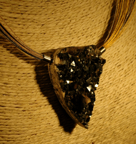 Preview: Magnetit Anhänger mit Wechselschließe